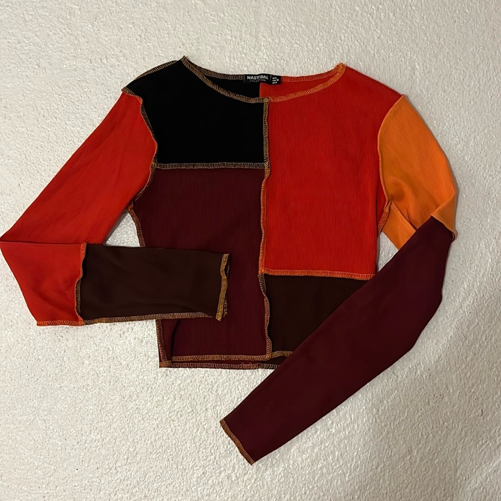 Nasty Gal cropped long sleeve